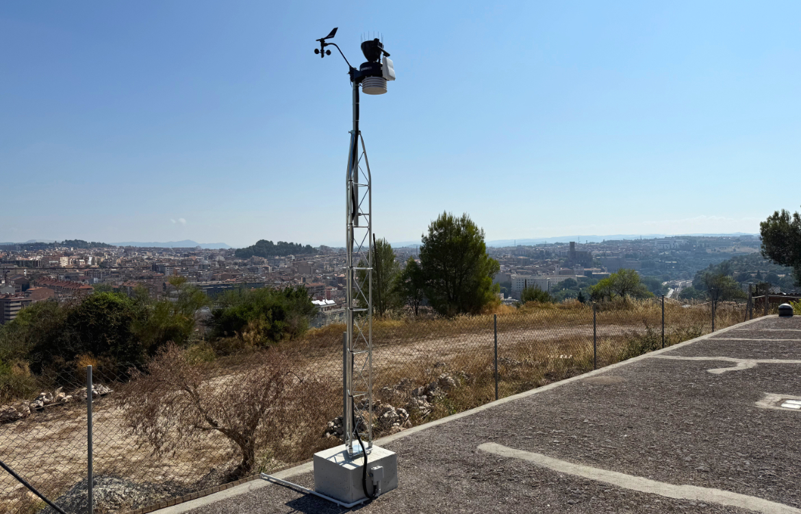 Aigües de Manresa optimizes water resource management with a new network of 14 weather stations installed by Darrera Aigües de Manresa optimizes water resource management with a new network of 14 weather stations installed by Darrera