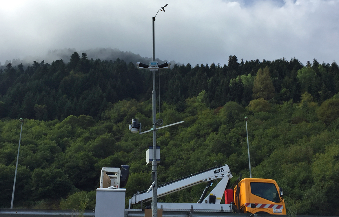 Darrera updates and expands the weather station network of the N-230 national road as it passes through Vielha Darrera updates and expands the weather station network of the N-230 national road as it passes through Vielha