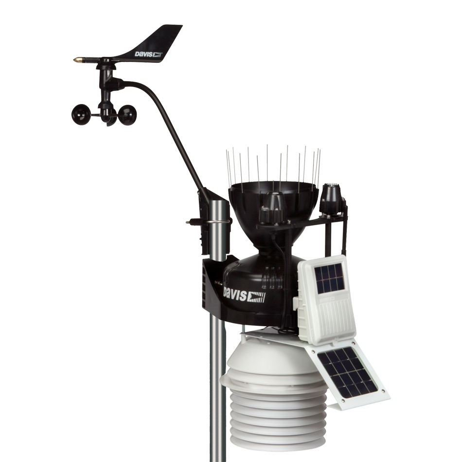 Wireless Vantage Pro2 Plus with 24-Hour Fan Aspirated Radiation Shield and  WeatherLink Console - SKU 6263, 6263M