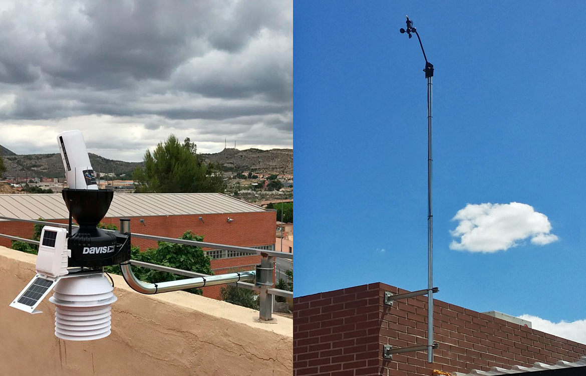Darrera installs the new municipal weather station of Elda