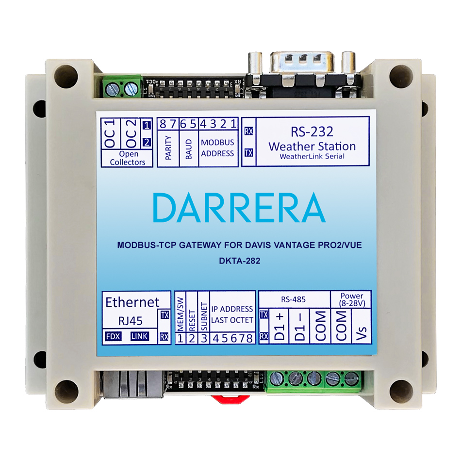 DKTA-282 - MODBUS-TCP Gateway for Vantage Pro2™/Vantage Vue®