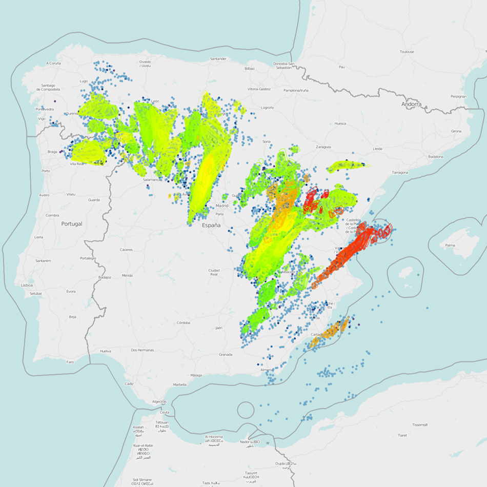 LINET-V - Nowcast LINET View