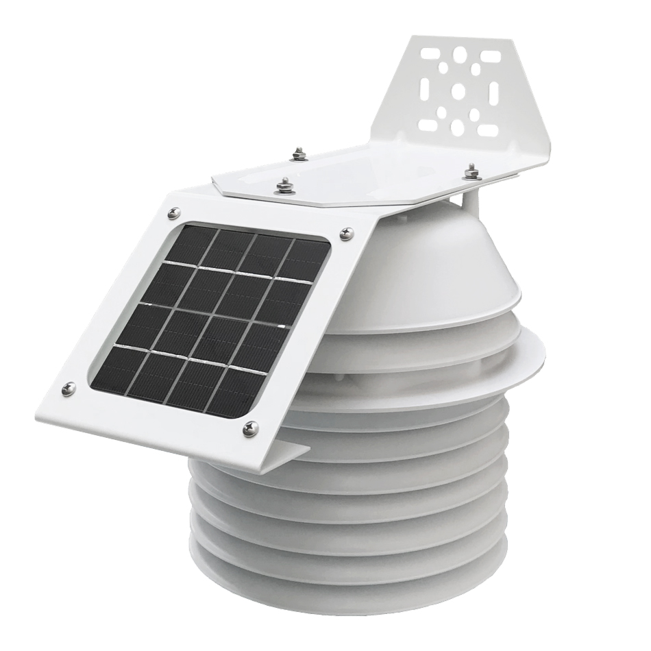 Solar Powered Wireless Humidity/Temperature Station and Sensor by