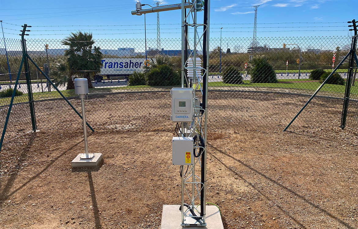 Darrera carries out the installation and commissioning of a weather and air quality station in the port area of Barcelona Darrera carries out the installation and commissioning of a weather and air quality station in the port area of Barcelona