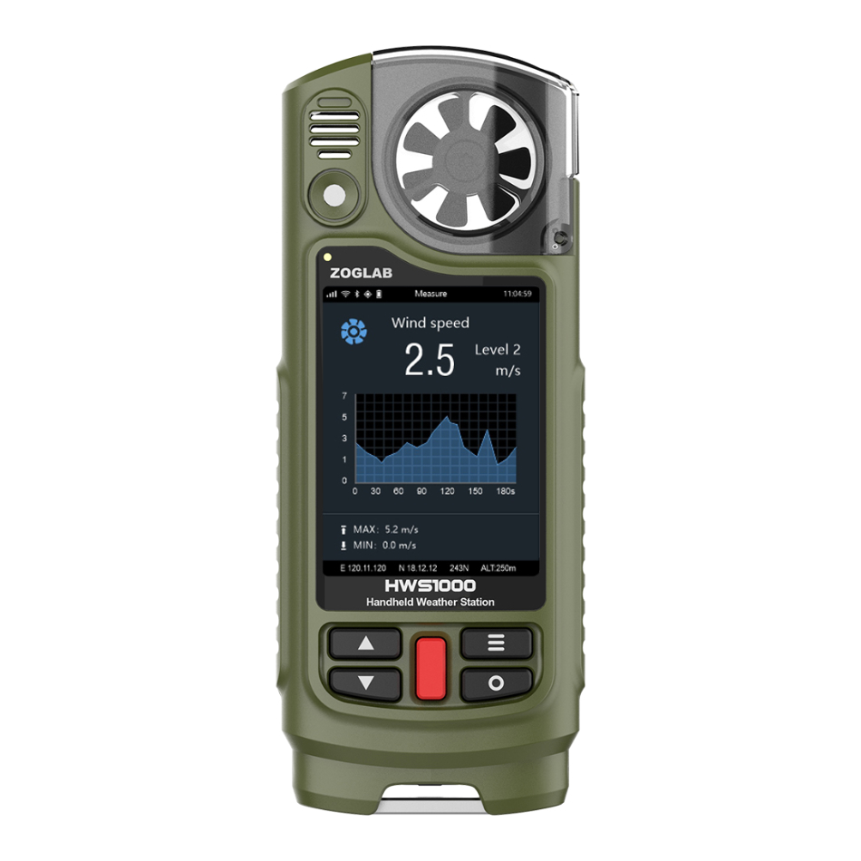 HWS1000-PRO - Estación Meteorológica de Mano con GNSS