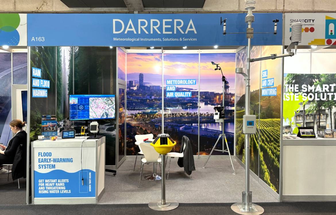 Darrera presents its meteorological solutions for smart cities at the Smart City Expo World Congress in Barcelona Darrera presents its meteorological solutions for smart cities at the Smart City Expo World Congress in Barcelona