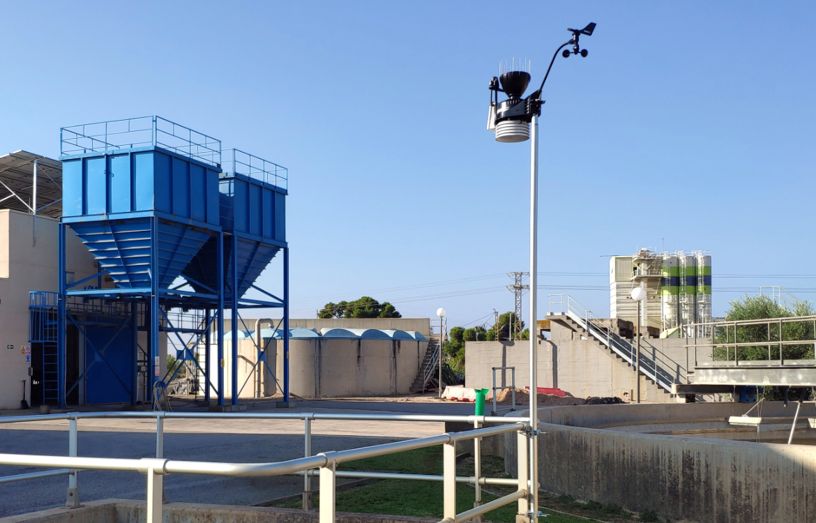 Darrera strengthens its presence in the water management sector with the recent installation of 3 weather stations in Wastewater Treatment Plants (WWTPs)